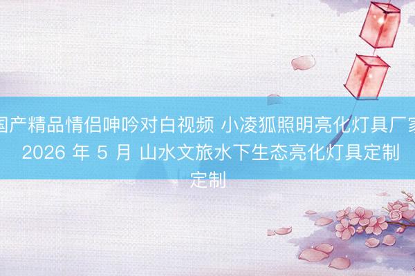 国产精品情侣呻吟对白视频 小凌狐照明亮化灯具厂家 2026 年 5 月 山水文旅水下生态亮化灯具定制
