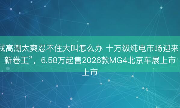 我高潮太爽忍不住大叫怎么办 十万级纯电市场迎来“新卷王”，6.58万起售2026款MG4北京车展上市