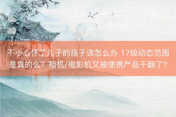 不小心怀了儿子的孩子该怎么办 17级动态范围是真的么？相机/电影机又被便携产品干翻了？